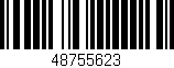 Código de barras (EAN, GTIN, SKU, ISBN): '48755623'