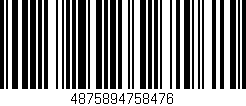 Código de barras (EAN, GTIN, SKU, ISBN): '4875894758476'