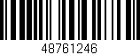 Código de barras (EAN, GTIN, SKU, ISBN): '48761246'