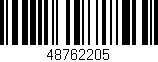 Código de barras (EAN, GTIN, SKU, ISBN): '48762205'