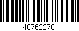 Código de barras (EAN, GTIN, SKU, ISBN): '48762270'