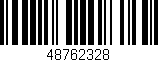 Código de barras (EAN, GTIN, SKU, ISBN): '48762328'