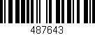 Código de barras (EAN, GTIN, SKU, ISBN): '487643'