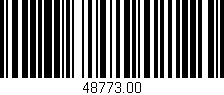 Código de barras (EAN, GTIN, SKU, ISBN): '48773.00'