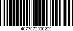 Código de barras (EAN, GTIN, SKU, ISBN): '4877872890239'