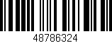 Código de barras (EAN, GTIN, SKU, ISBN): '48786324'