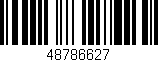 Código de barras (EAN, GTIN, SKU, ISBN): '48786627'