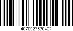 Código de barras (EAN, GTIN, SKU, ISBN): '4878927678437'