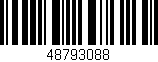 Código de barras (EAN, GTIN, SKU, ISBN): '48793088'