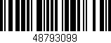 Código de barras (EAN, GTIN, SKU, ISBN): '48793099'