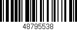 Código de barras (EAN, GTIN, SKU, ISBN): '48795538'