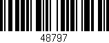 Código de barras (EAN, GTIN, SKU, ISBN): '48797'