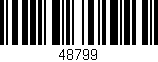 Código de barras (EAN, GTIN, SKU, ISBN): '48799'