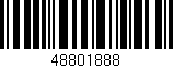 Código de barras (EAN, GTIN, SKU, ISBN): '48801888'
