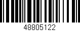 Código de barras (EAN, GTIN, SKU, ISBN): '48805122'