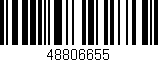 Código de barras (EAN, GTIN, SKU, ISBN): '48806655'
