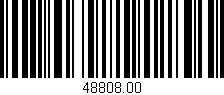 Código de barras (EAN, GTIN, SKU, ISBN): '48808.00'