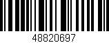Código de barras (EAN, GTIN, SKU, ISBN): '48820697'