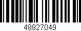 Código de barras (EAN, GTIN, SKU, ISBN): '48827049'