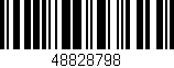 Código de barras (EAN, GTIN, SKU, ISBN): '48828798'