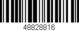 Código de barras (EAN, GTIN, SKU, ISBN): '48828816'