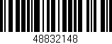 Código de barras (EAN, GTIN, SKU, ISBN): '48832148'