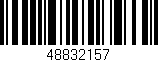 Código de barras (EAN, GTIN, SKU, ISBN): '48832157'