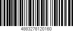 Código de barras (EAN, GTIN, SKU, ISBN): '4883278120160'