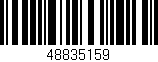 Código de barras (EAN, GTIN, SKU, ISBN): '48835159'