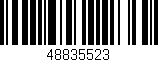 Código de barras (EAN, GTIN, SKU, ISBN): '48835523'