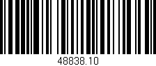 Código de barras (EAN, GTIN, SKU, ISBN): '48838.10'