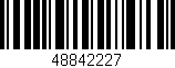 Código de barras (EAN, GTIN, SKU, ISBN): '48842227'