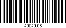 Código de barras (EAN, GTIN, SKU, ISBN): '48849.06'