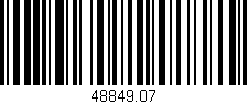 Código de barras (EAN, GTIN, SKU, ISBN): '48849.07'