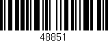 Código de barras (EAN, GTIN, SKU, ISBN): '48851'