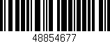 Código de barras (EAN, GTIN, SKU, ISBN): '48854677'