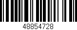 Código de barras (EAN, GTIN, SKU, ISBN): '48854728'
