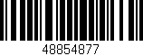 Código de barras (EAN, GTIN, SKU, ISBN): '48854877'