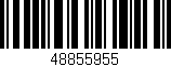 Código de barras (EAN, GTIN, SKU, ISBN): '48855955'