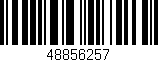 Código de barras (EAN, GTIN, SKU, ISBN): '48856257'