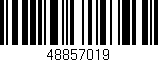 Código de barras (EAN, GTIN, SKU, ISBN): '48857019'