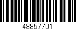 Código de barras (EAN, GTIN, SKU, ISBN): '48857701'
