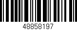 Código de barras (EAN, GTIN, SKU, ISBN): '48858197'