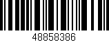 Código de barras (EAN, GTIN, SKU, ISBN): '48858386'