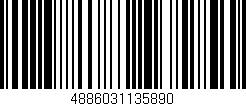 Código de barras (EAN, GTIN, SKU, ISBN): '4886031135890'