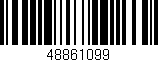 Código de barras (EAN, GTIN, SKU, ISBN): '48861099'