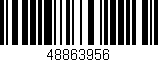 Código de barras (EAN, GTIN, SKU, ISBN): '48863956'