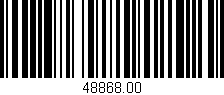 Código de barras (EAN, GTIN, SKU, ISBN): '48868.00'