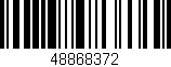 Código de barras (EAN, GTIN, SKU, ISBN): '48868372'
