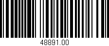 Código de barras (EAN, GTIN, SKU, ISBN): '48891.00'